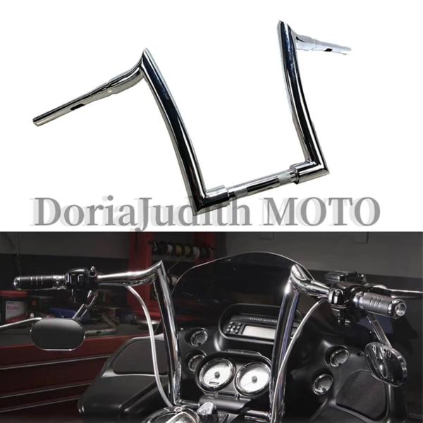【並行輸入品】カスタムバイクハンドルバー ハーレーロードキング ファットボーイ ブレイクアウト ロー...