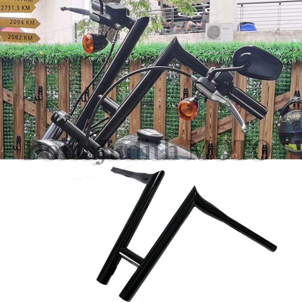 【並行輸入品】カスタムバイクハンドルバー ハーレーダイナ ローライダー ストリートボブ ファットボー...