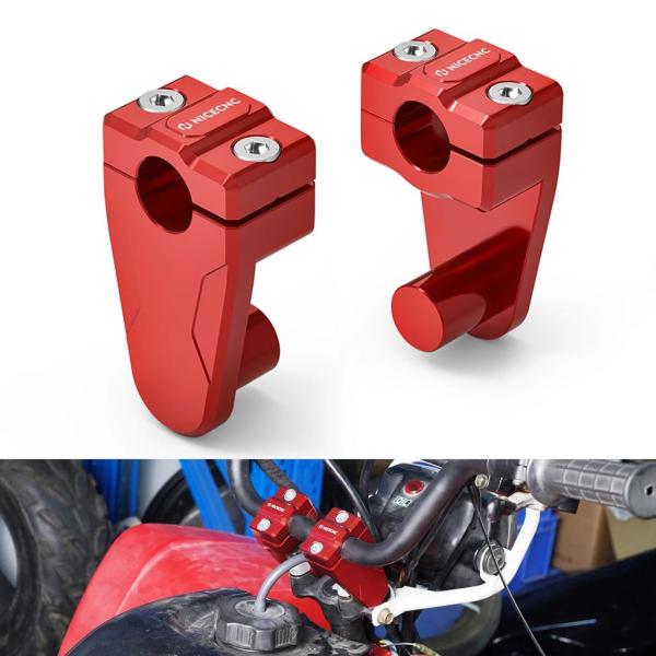 【並行輸入品】nicecnc 7/8インチ handlebar risers mount atv f...
