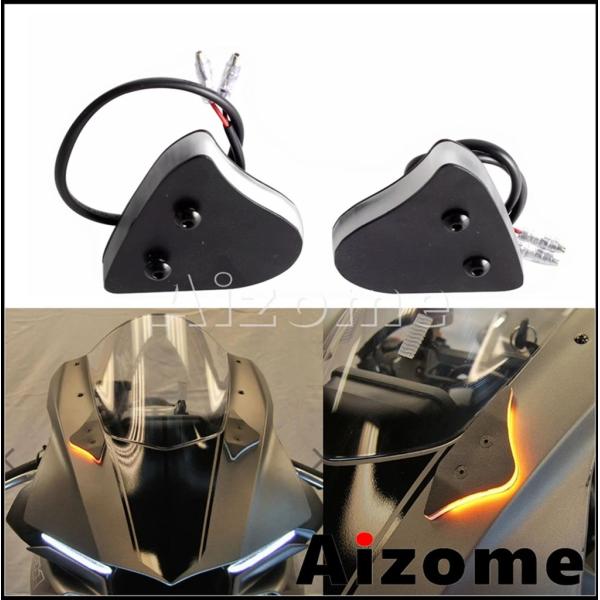 【並行輸入品】バイク用LEDライト付きミラーブロック 自転車アクセサリー ヤマハyzf r1 r1s...