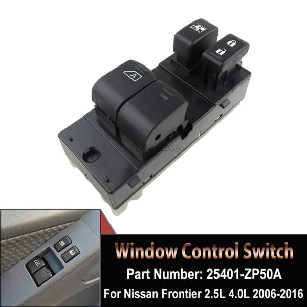 【並行輸入品】フロント左ハンドル用席側パワーウィンドウスイッチ日産フロンティア 2.5L 4.0L ...
