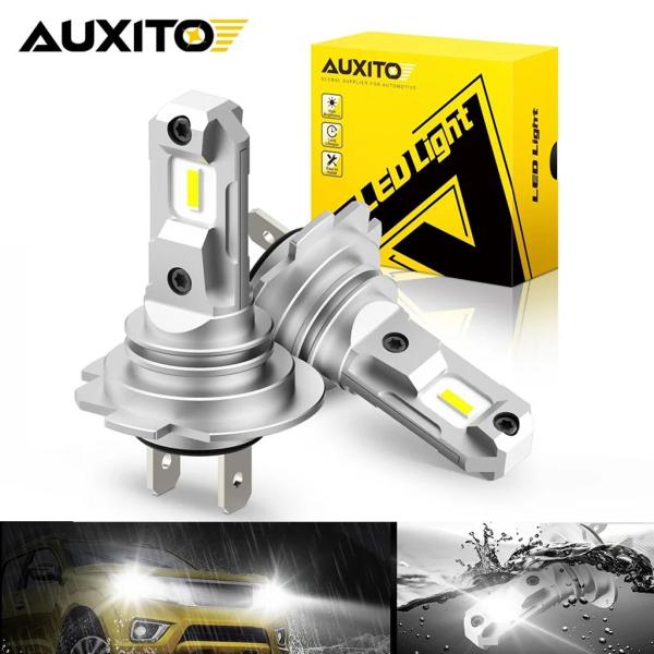 【並行輸入品】AUXITO 2 個 12000LM H7 Led ヘッドライト電球ファンレスカーライ...