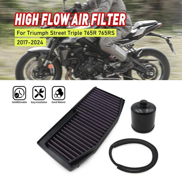 【並行輸入品】バイクエアフィルタートライアンフストリートトリプル 765 R/S/RS 765R 7...