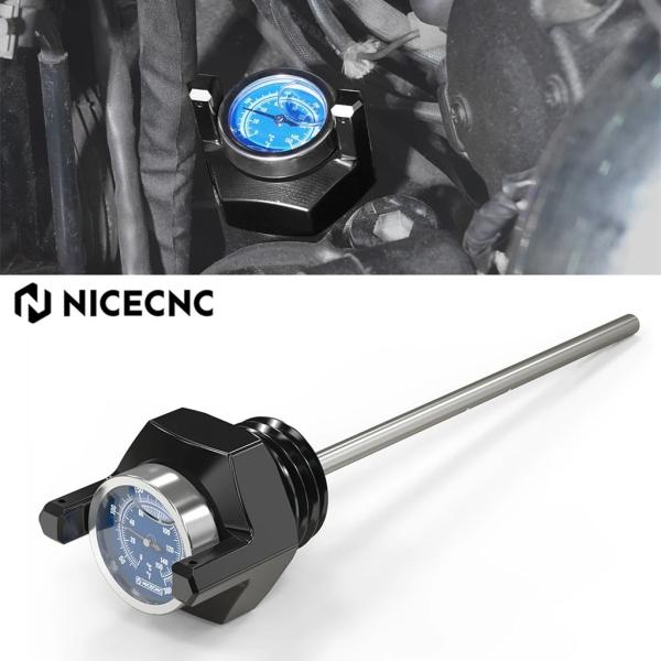 【並行輸入品】ハーレーロードグライドストリートグライドスペシャルオイルディップスティック温度計付きロ...