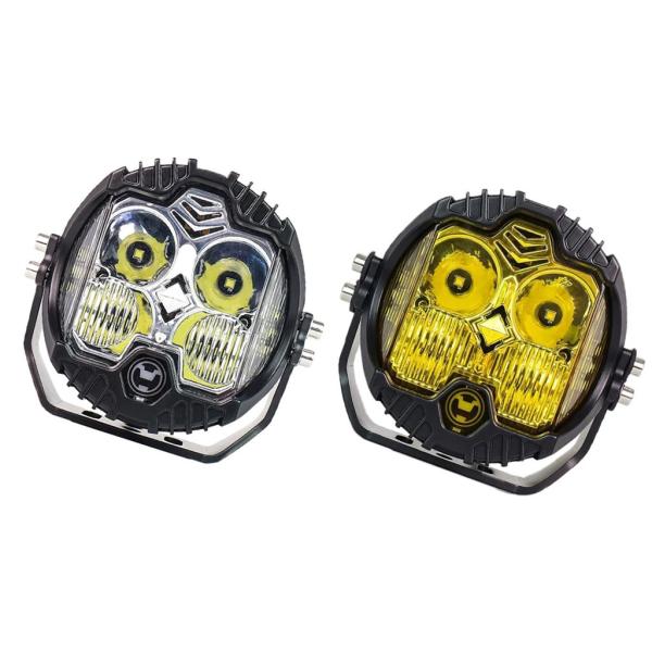 【並行輸入品】5インチ 50W 4LED オフロードライト サイドシューター LED ポッドライト ...