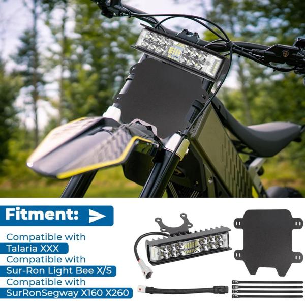 【並行輸入品】SurRonフロントLEDヘッドライトライトバーランプライトプラグアンドプレイ Sur...