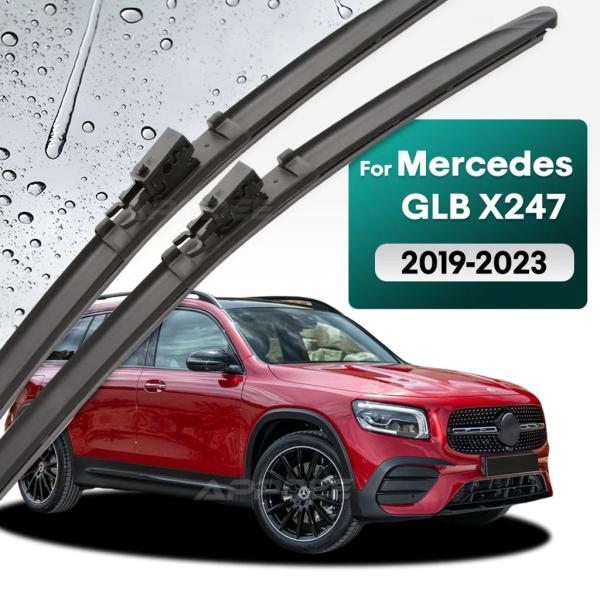 【並行輸入品】シリコンゴムフロントワイパーブレードセット 24 インチ22インチ フロントガラスブラ...