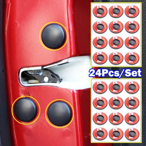 【並行輸入品】24Pcs Black Universal Car Door Lock Screw P...