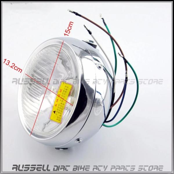 【並行輸入品】Cg125-レトロヘッドライト カフェ ホンダ MTB 125 xl125 xl175...