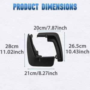 【並行輸入品】4個セット 車用マッドフラップ ...の詳細画像3