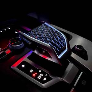 【並行輸入品】 LEDクリスタルギアシフトノブ ギアボックスハンドル カーアクセサリー アウディa6...