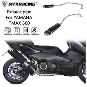 【並行輸入品】 Mtkracing-バイク排気コネクティングロッド フルシステム ヤマハtmax 5...
