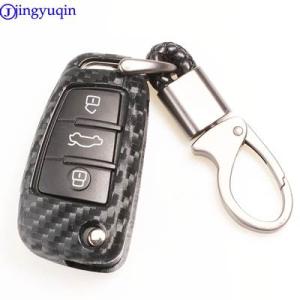 【並行輸入品】 Jingyuqin-3ボタンカーボンキー 折りたたみ式 audi s line a1...