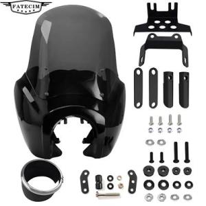 【並行輸入品】 TSport フロントフェアリングバイククラブスタイル専用ハーレーソフテイルローライ...