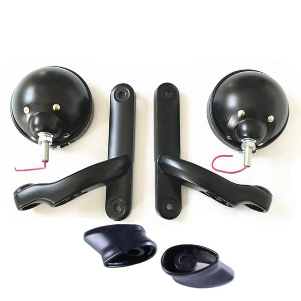 【並行輸入品】 ハーレー オートバイ フォグライトホルダーブラケット 4-1/2 " 補助照明 (ス...