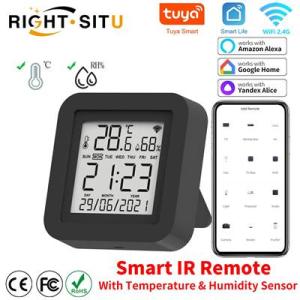 【並行輸入品】 Tuya smart universal ir remote付き温度湿度センサーエア...