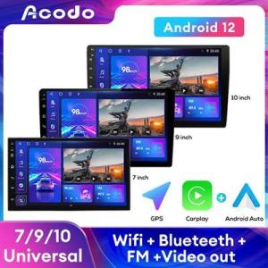 【並行輸入品】 Acodo android 12カーマルチメディアプレーヤー2 din 7 9 10...