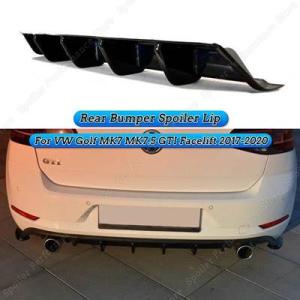 【並行輸入品】 リアバンパーディフューザーリップ スプリッタースポイラー vwゴルフ7 7.5 mk...