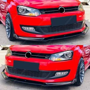 【並行輸入品】 フロントバンパーリップスポイラー vw Polo mk5 6r 6c用スプリッターデ...