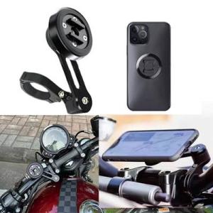 【並行輸入品】 バイク用携帯電話ホルダー ケース付き バイク用 クイックマウント スマートフォン G...