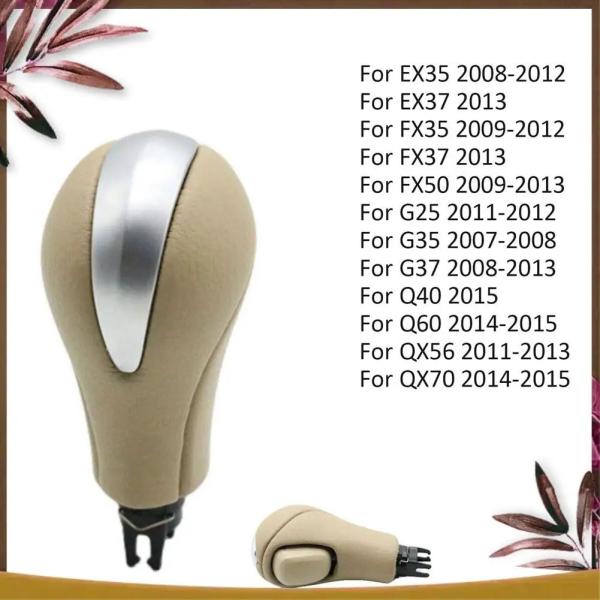 【並行輸入品】AB59-34910-1LA6C ギアシフトノブ日産インフィニティ QX56 G25 ...