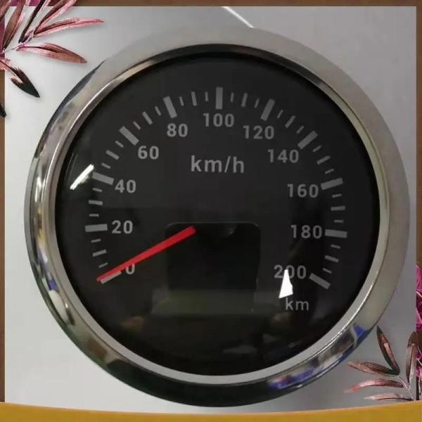 【並行輸入品】AB59-85Mm 200KM/H GPSスピードメーター 9-32V レッドバックラ...