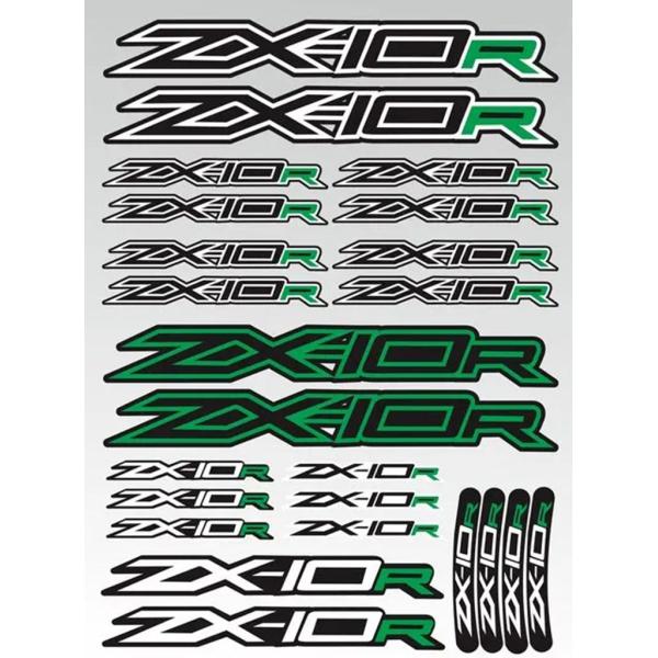 【並行輸入品】ZX-10R ZX10R バイクテールボックスステッカークチバシフェンダーデカールステ...