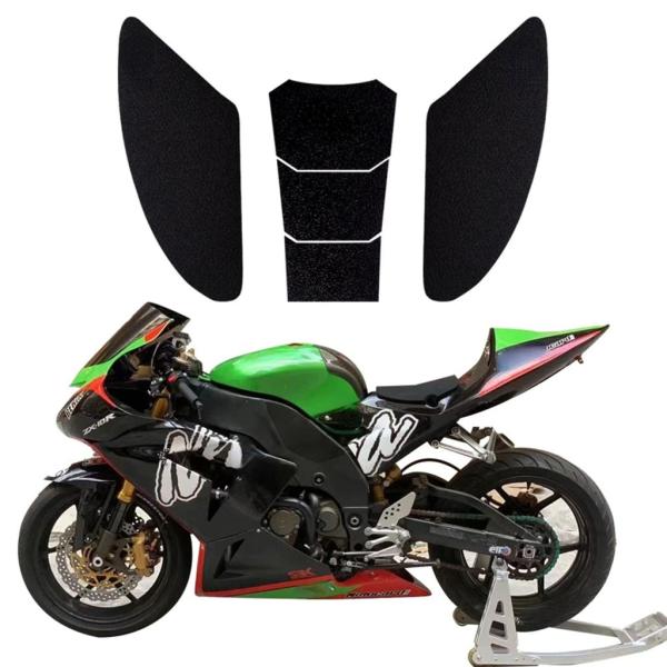 【並行輸入品】ZX10 ZX-10R 2006-2008 バイクタンクパッドプロテクター革フロスティ...