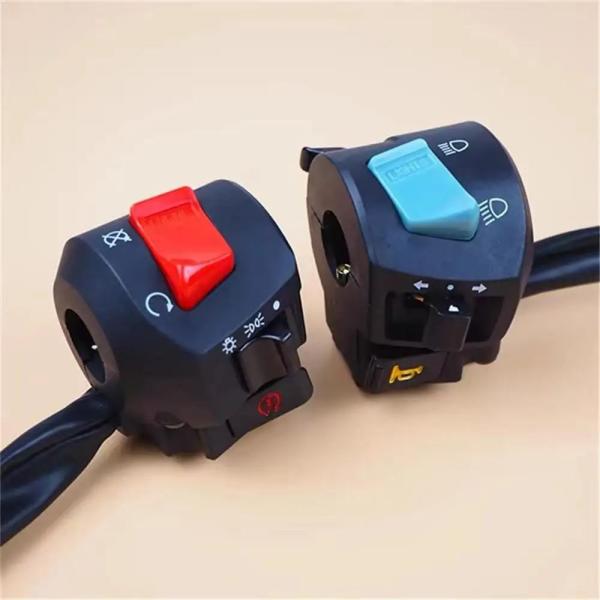 【並行輸入品】バイク用ハンドルバー ウィンカー フォグライト ホーンスイッチ ヘッドライト atv ...