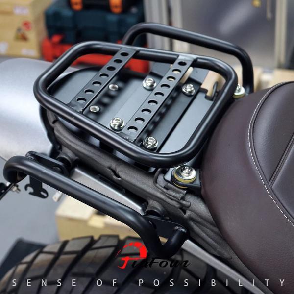 【並行輸入品】リアキャリアスクランブラー 400X 2023-2025 バイクリアテールラックリアス...