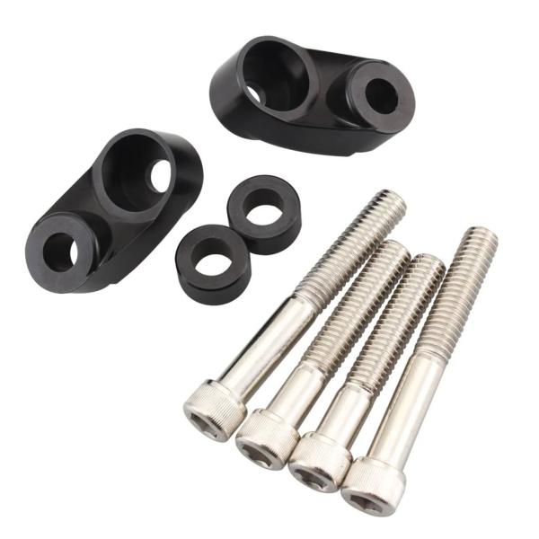 【並行輸入品】フォークチューブ用ウィンカー再配置キット フロントインジケーター 取り付けブラケット ...