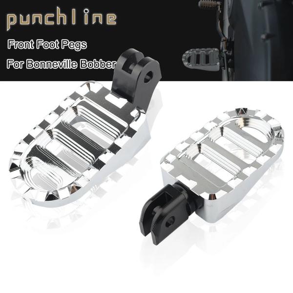 【並行輸入品】フロントドライバーフロントフットペグ ライダーフットレスト フィットボンネビルボバー ...