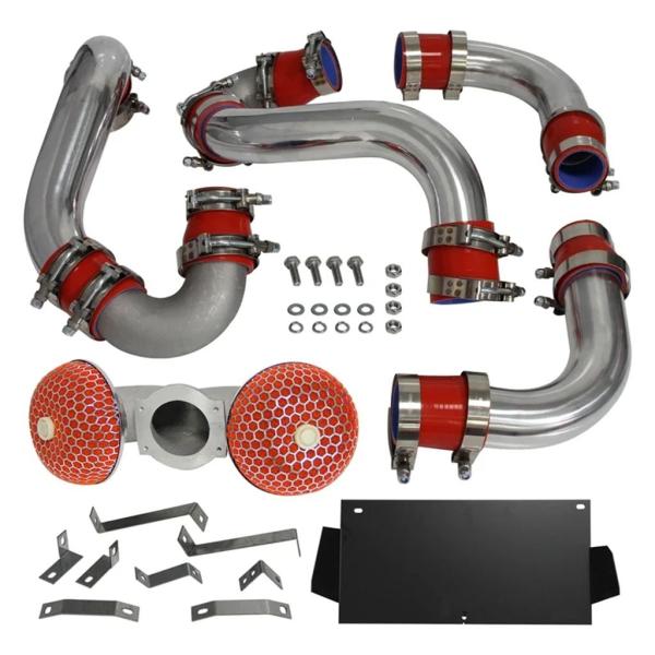 【並行輸入品】ブラック/ブルー/レッドフロントインタークーラー配管 / エアフィルター 日産 300...