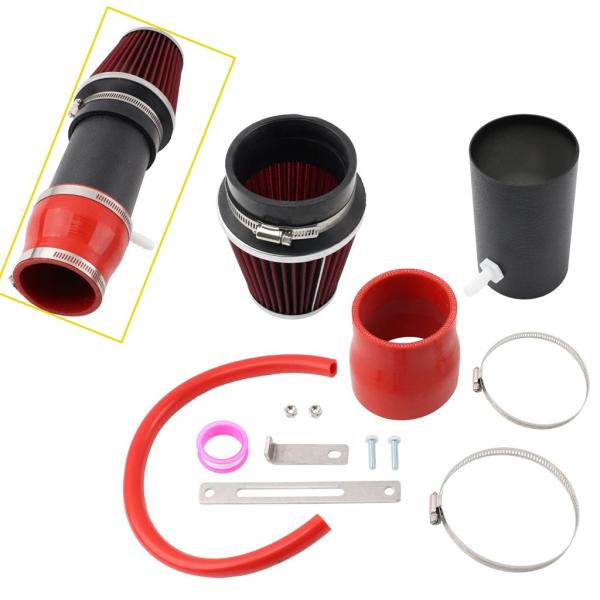 【並行輸入品】ショートラムエアインテークシステム ドライフィルター 3.5インチパイプキット付き 0...