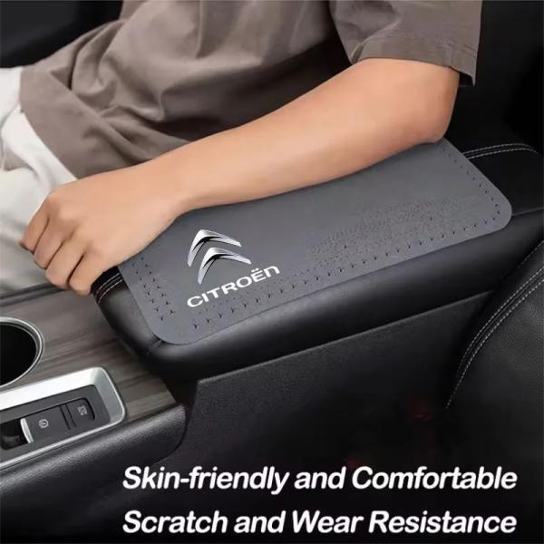 並行輸入品 アームレストボックス保護パッドスエードアームレストパッドシトロエン C1 C2 C3 C...