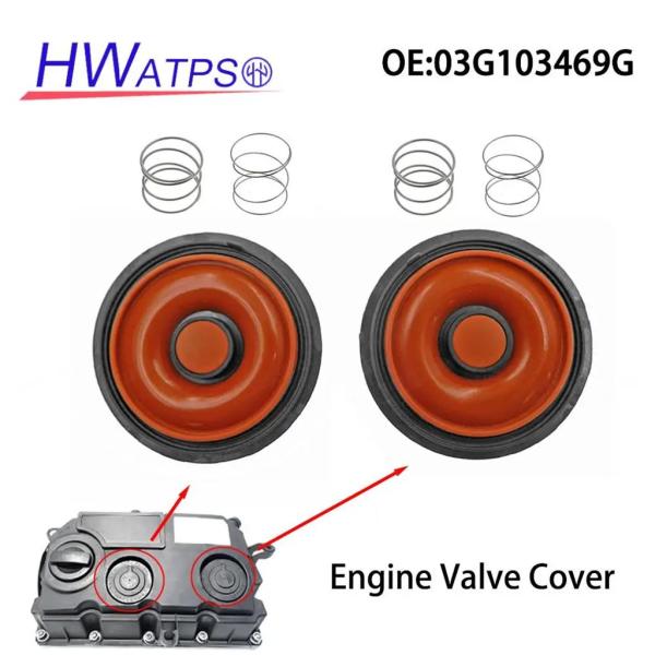 【並行輸入品】PCV バルブカバー膜付き VW ゴルフ MK5 プラス Eos パサートトゥーランポ...