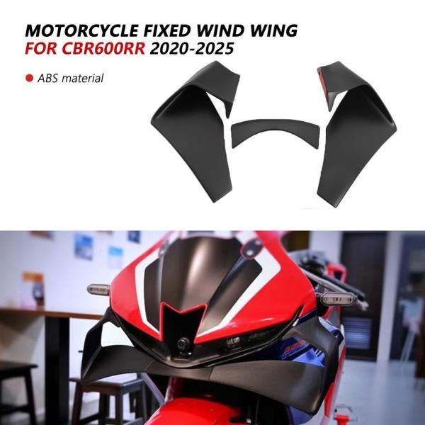 並行輸入品 バイクサイドスポイラー固定翼空力翼固定翼 CBR600RR CBR 600RR 2020...