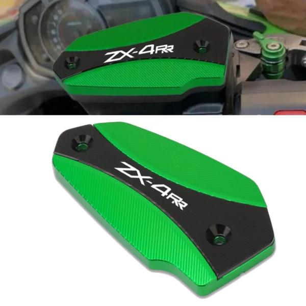 並行輸入品 バイクフロントブレーキリザーバー フルードタンク オイルカップカバー ZX-4R ZX-...