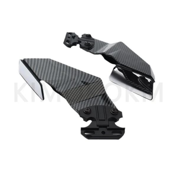 並行輸入品 カワサキ ZX-10R ZX6R ニンジャ 650 400 バイクバックミラー風翼回転ミ...