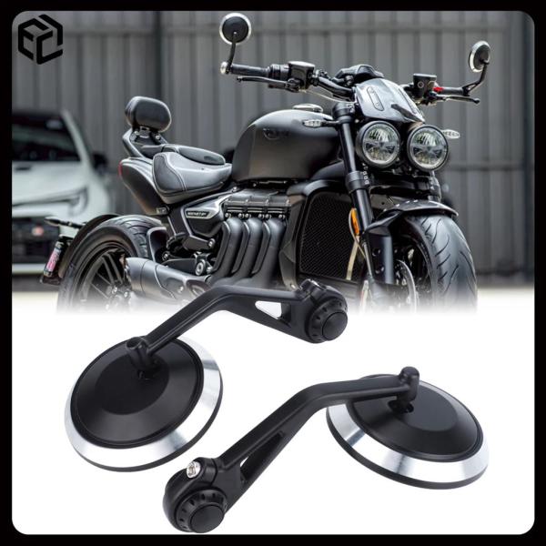 並行輸入品 ロケット3 R / GT バイクアクセサリー バーエンドミラー サイドミラー バックミラ...