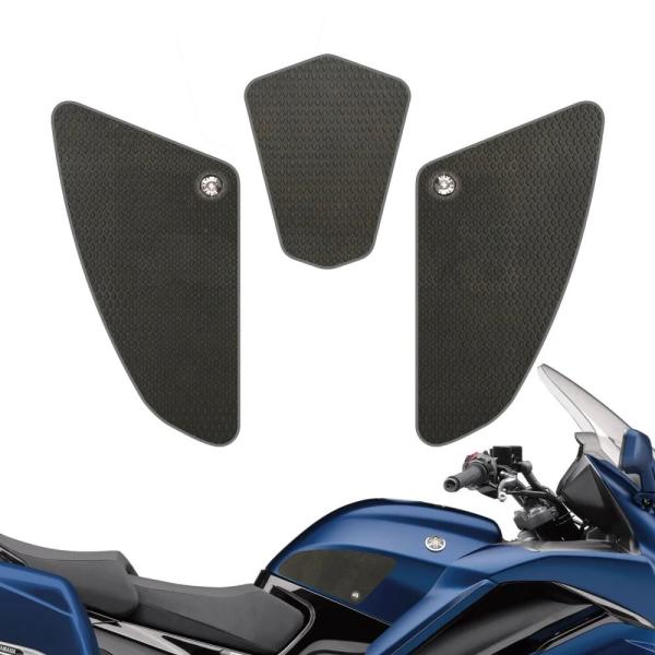 並行輸入品 バイクタンクトラクションパッド滑り止めステッカーガスニーグリッププロテクターヤマハ FJ...