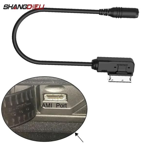 【並行輸入品】35cm CAR AMI AUXケーブル MMI AMI - 3.5mm 音楽サウンド...
