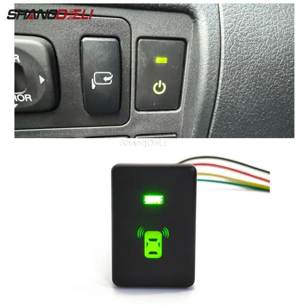 【並行輸入品】スイッチセンサーボタンカーパーキングレーダー LEDライト toyotaハイラックス2...