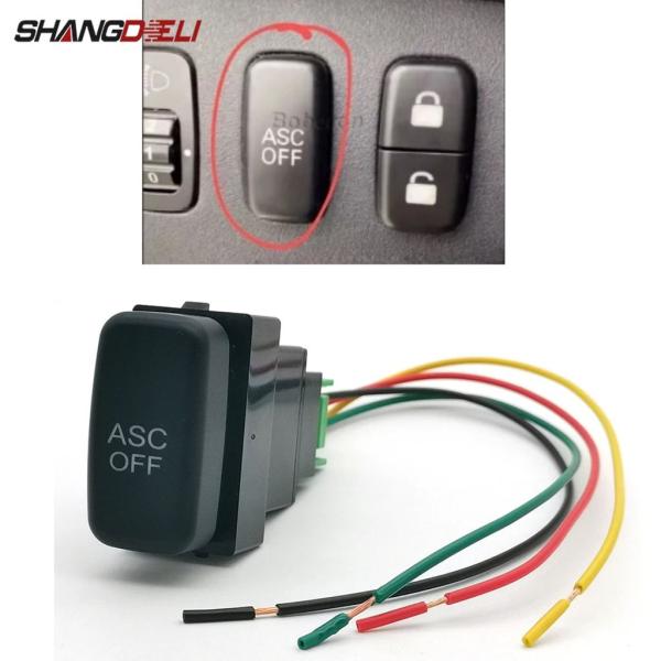 【並行輸入品】1PC 赤色 LED ライト ASC オフスイッチボタン WireFor 三菱パジェロ...