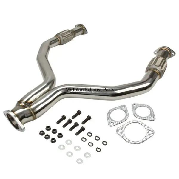 並行輸入品 ダウンパイプ エキゾーストパイプ 2009-201産 370Z 2008-2013 イン...