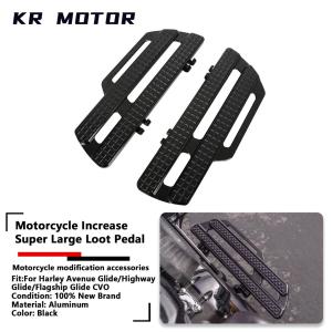 並行輸入品 バイクドライバー用大型フットペダル延長キット ハーレー ストリート フラッグシップ グライド CVO アベニュー グラ