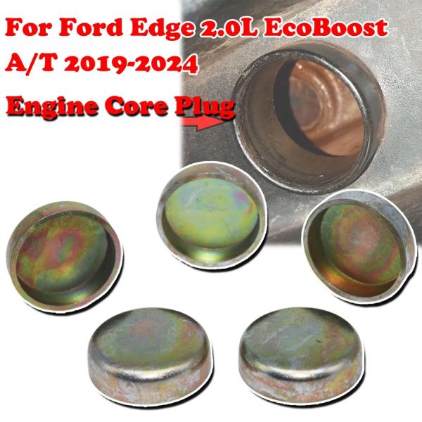 【並行輸入品】5pc エンジンコアプラグ凍結拡張ウェルチ亜鉛メッキカップフォードエッジ 2.0L E...
