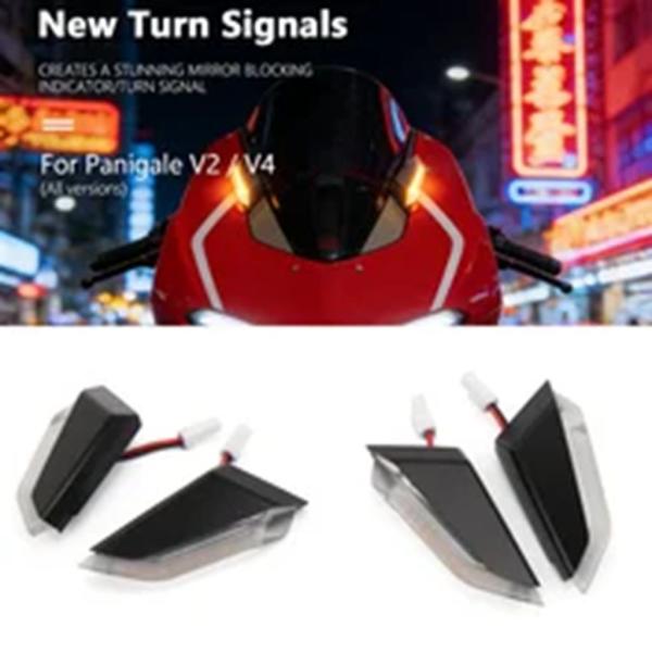 並行輸入品 ドゥカティ パニガーレ V2 パニガーレ V4 V4S V4R フロントミラー LED ...