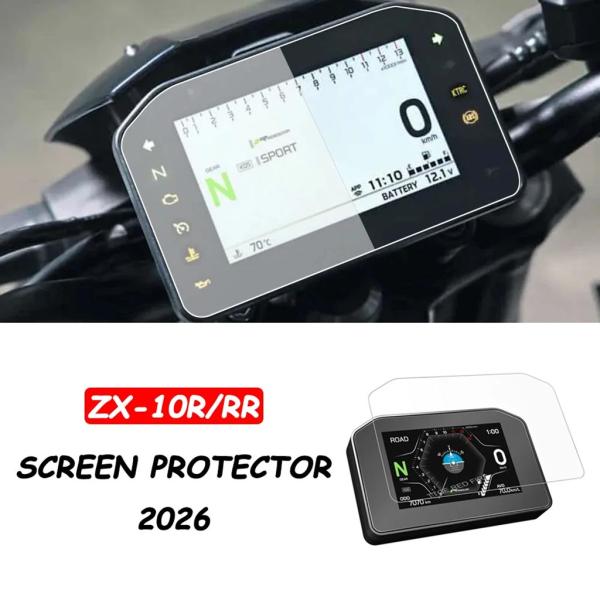 並行輸入品 カワサキ ZX-10R/RR 2026 バイク計器画面傷防止フィルム ZX-10R 20...
