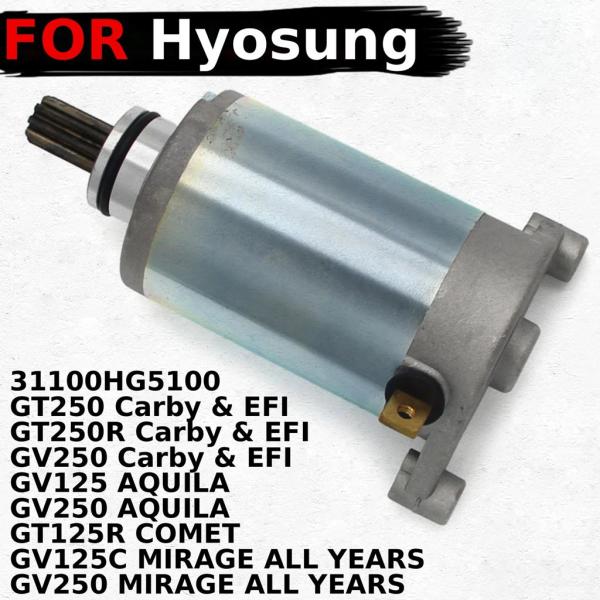並行輸入品 バイクスターター電気エンジンモーター Hyosung GT250 Carby / EFI...